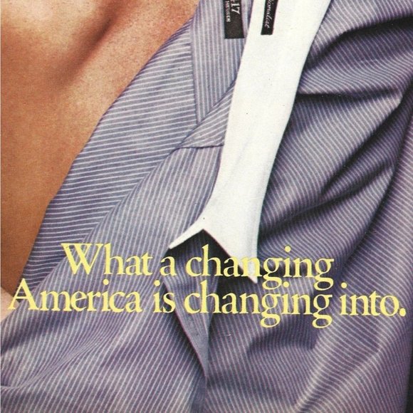 Van Heusen Men Shirt Fashion Button Down Classic 1980s Vintage Print Ad - Picture 2 of 4
